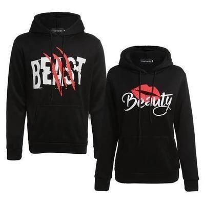 Beauty and the Beast Printed Hoodie