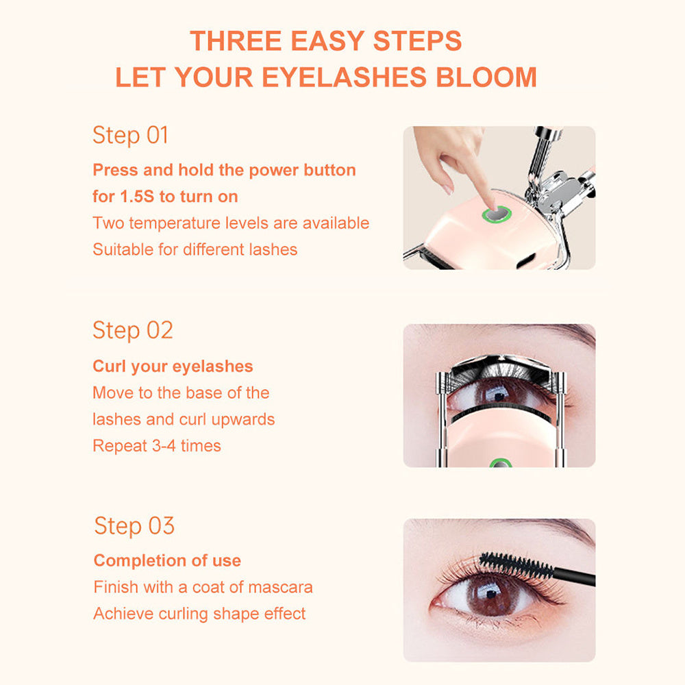 LuxeHeat Lash - The Ultimate Heated Eyelash Curler ✨ No extreme heat, just the perfect warmth for the perfect curl - read more below