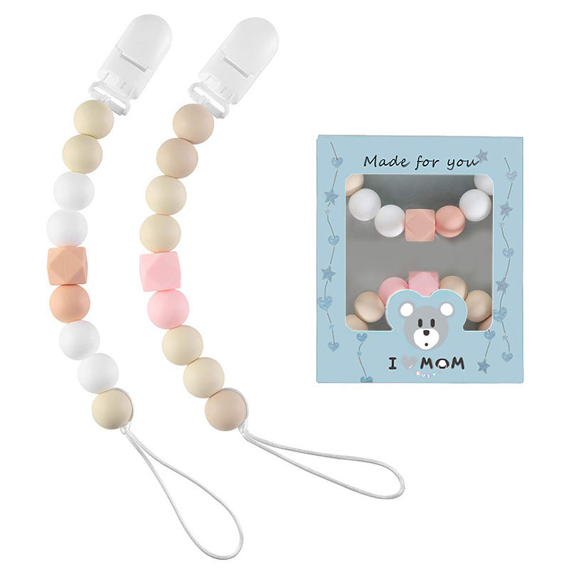 Baby Silicone Pacifier Chain With Clip