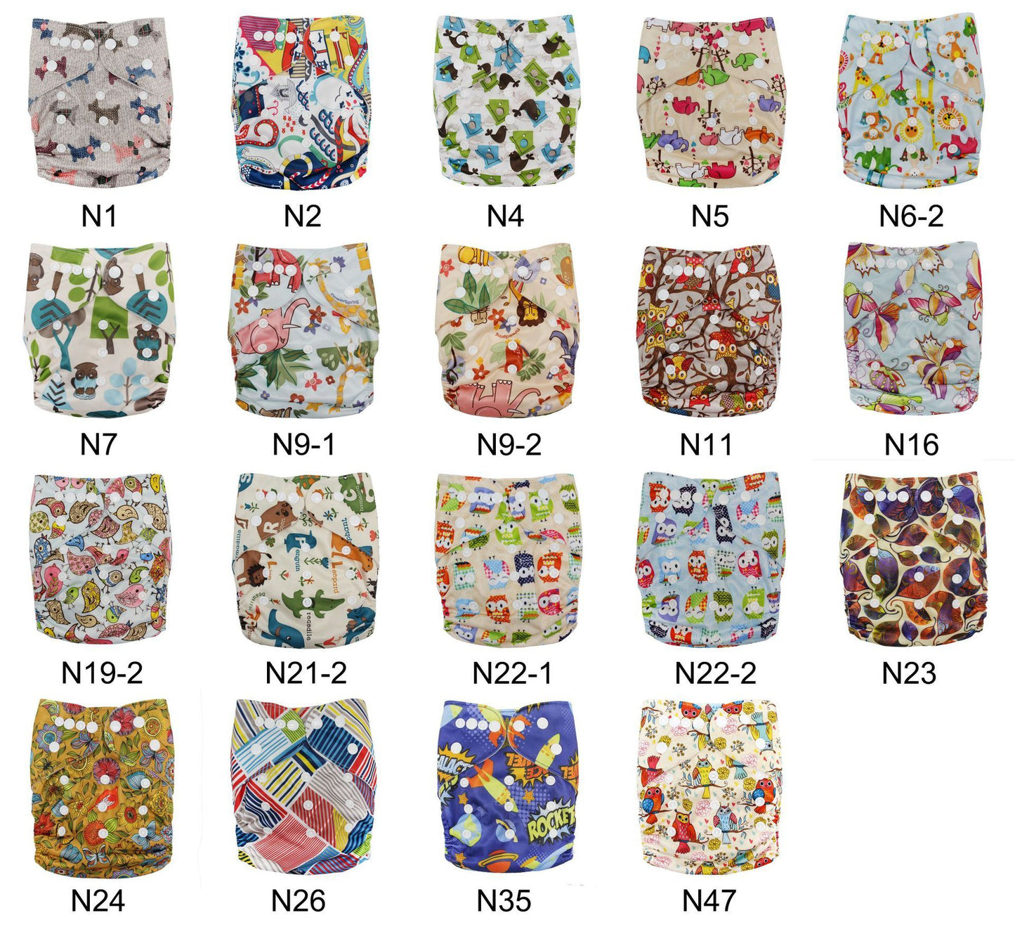 Baby Cloth Diapers Adjustable Washable