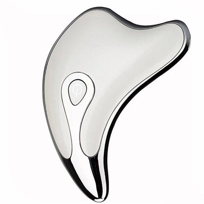 Gua Sha Vibrating Facial Massager - LED Light Microcurrent for Skin Rejuvenation