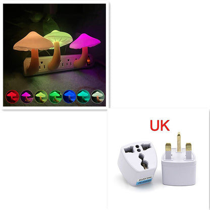 Mushroom Night Lamp-LED Wall Socket Lamp