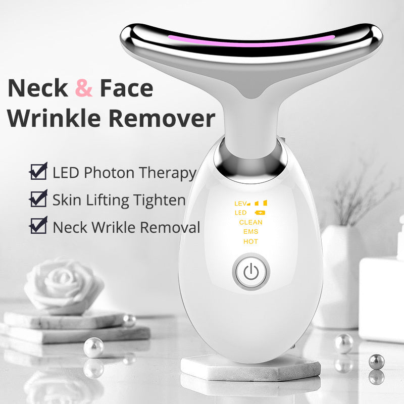 GlowLift Pro - Thermal Neck Lifting And Tightening Vibrating Massager, Wrinkle Remover,USB charging