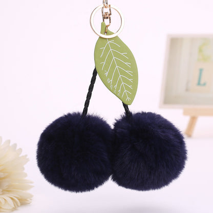 Fluffy Cherry Handbag or Keychain Pendant 🍒