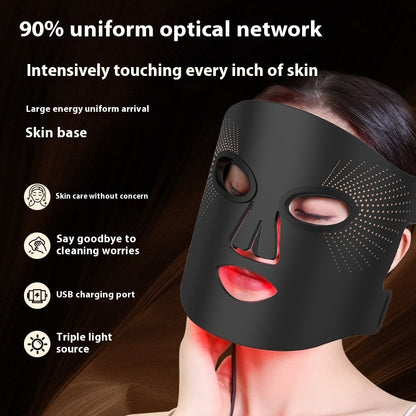 Photon LED/ Infrared Face Mask - scroll down for more information on different light functions and their benefits