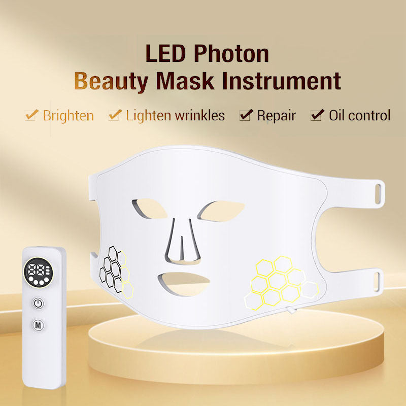 Photon IPL Face Mask - light therapy that uses multiple wavelengths of light to treat various skin concerns, such as acne, hyperpigmentation, fine lines, and overall skin rejuvenation.