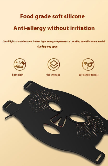 Photon LED/ Infrared Face Mask - scroll down for more information on different light functions and their benefits