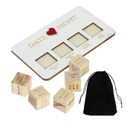 Date Night Wooden Dice Game For Couples - Spice up your date night