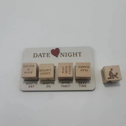 Date Night Wooden Dice Game For Couples - Spice up your date night