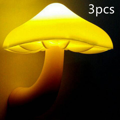 Mushroom Night Lamp-LED Wall Socket Lamp